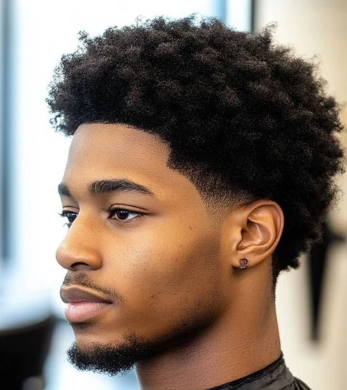  Afro Low Taper Fade
