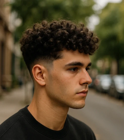 Broccoli Style with Low Taper Fade