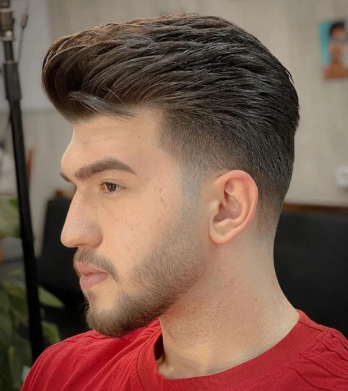  Classy Low Taper Fade with Longer Hair on Top