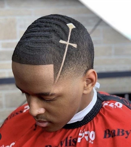 Cross and Shaved Brow