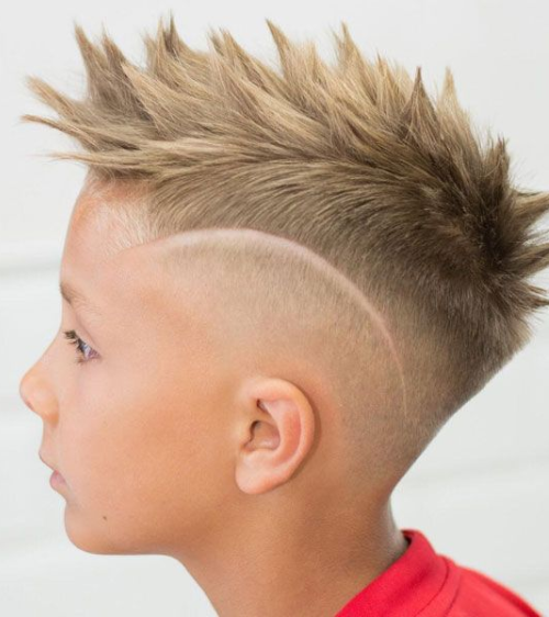 Faux Hawk Taper Fade