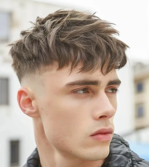 Fringe with Low Taper Fade