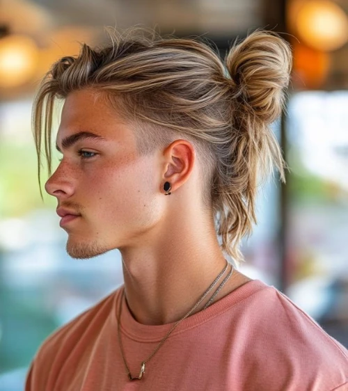 Long Hair Low Fade