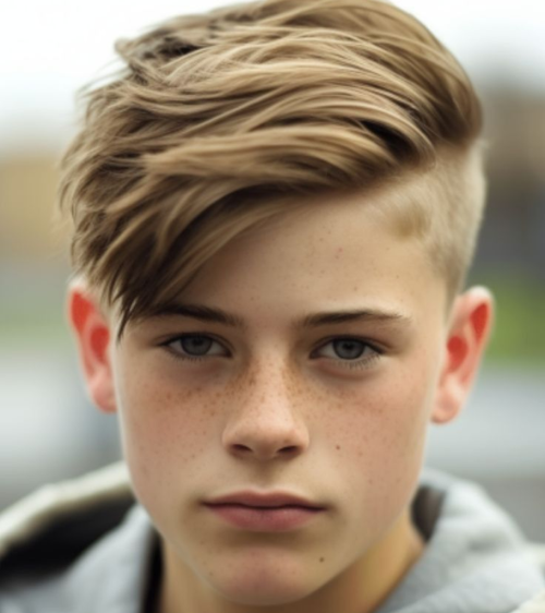 Long Side Swept Style with Tapered Sides