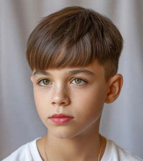 Long Straight Hair with Bangs