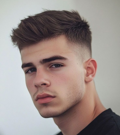 Loose Brush Over with Mid Taper