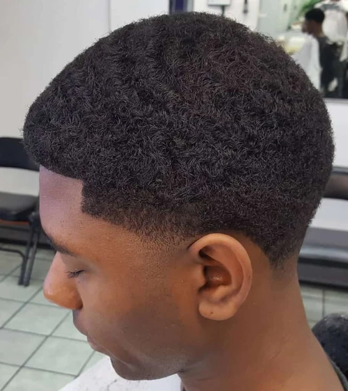  Low Temple Taper Fade