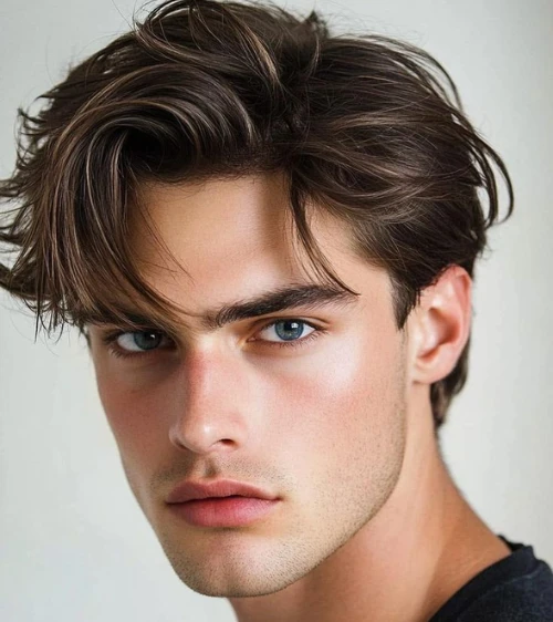 Messy, Layered, Medium Cut