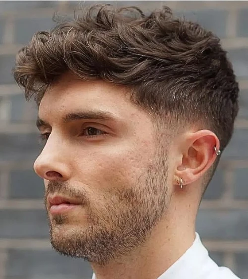 Messy Medium Hair with Undercut