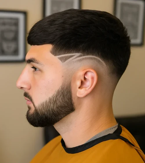 Mid Fade with Design