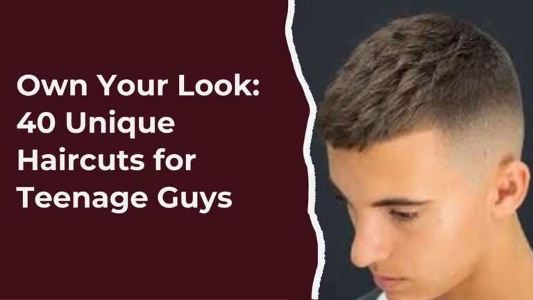Haircuts For Teenage Guys