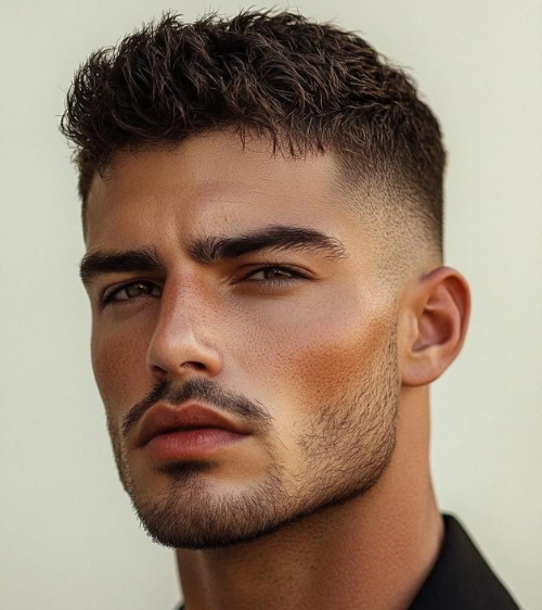 Short Hair with Mid Fade