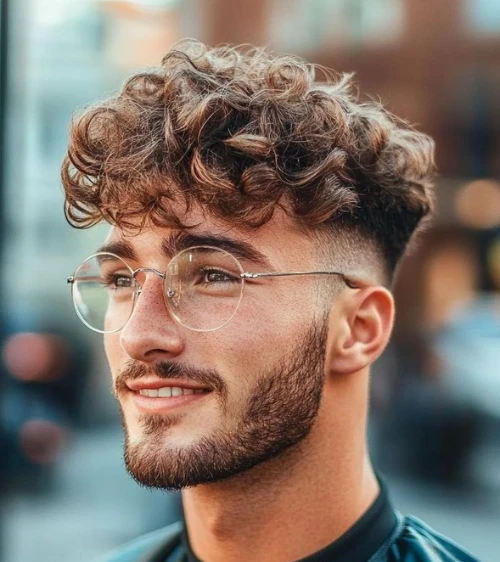 Short Messy Waves with Low Fade