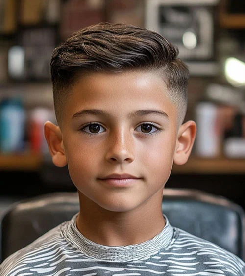 Short, Textured and Side Swept