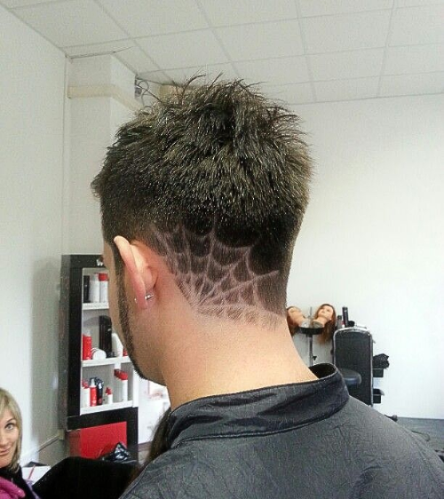 Spider Web Hair Design