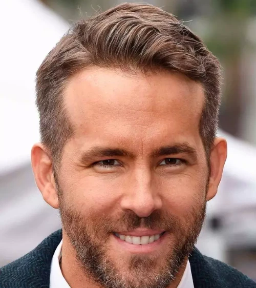 Textured Ivy League with Taper Fade