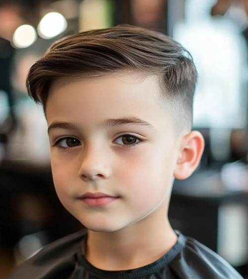 Textured Swept Crew Cut