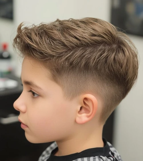 Thick Textured Fringe with Low Fade