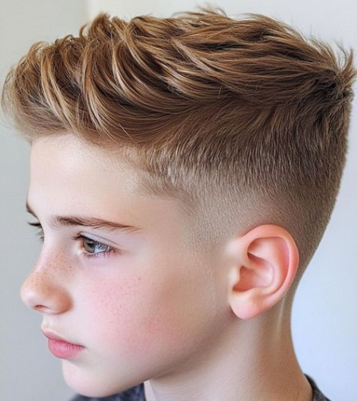Trendy Blowout with Clean Mid-Cut Taper