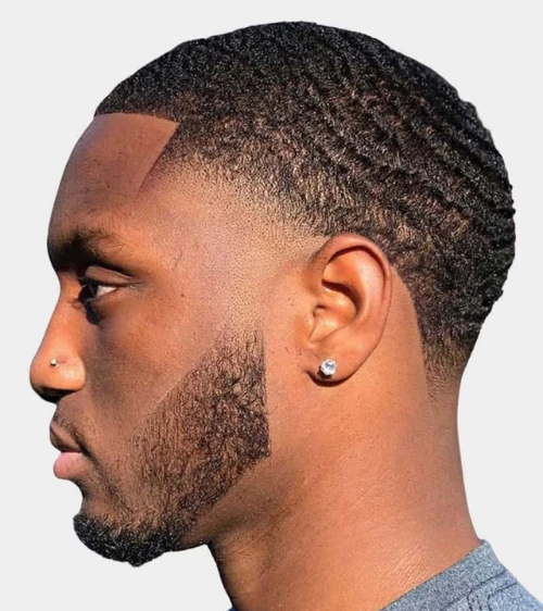 Waves Buzz Cut with Low Temp Fade