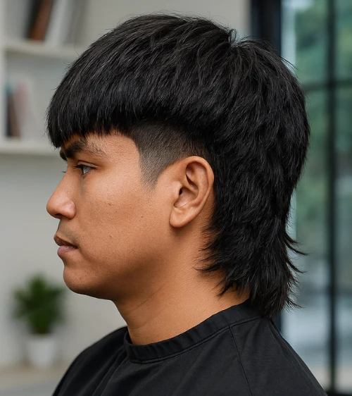 Choppy Mullet Taper Fade