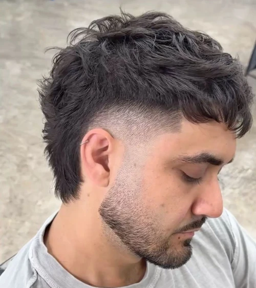Faux Hawk Mullet