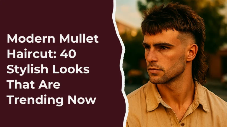 Modern Mullet Haircut