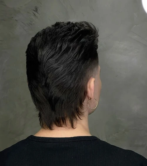 Sexy, Modern Mullet From The Back