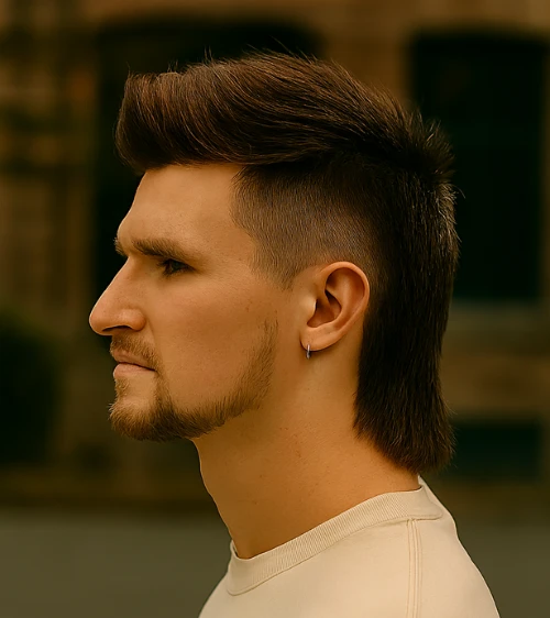 Straight Hair Mullet