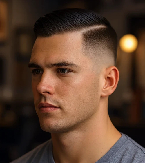 Fine Side Part Fade