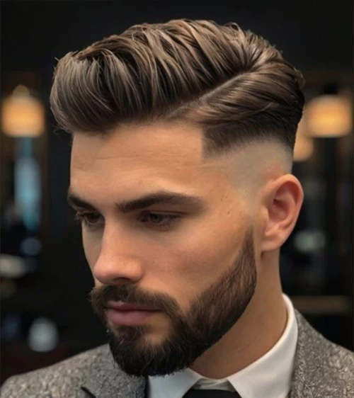 Gentleman's Side Part Taper Fade