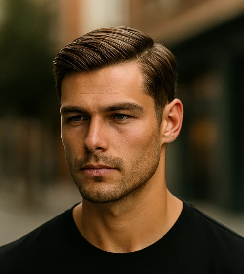 Ivy League Side Part