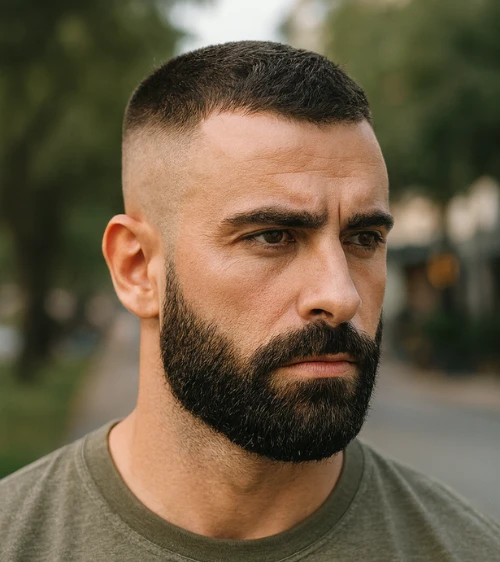 Military-Inspired Crew Cut