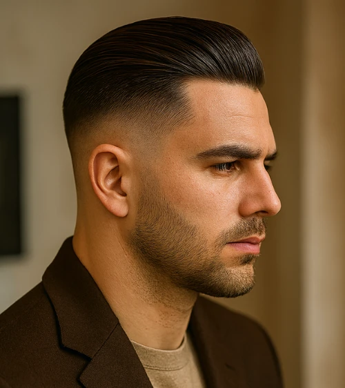 Razor Fade Slick Back