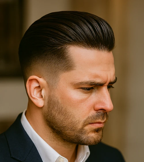 Slick Back Business Cut