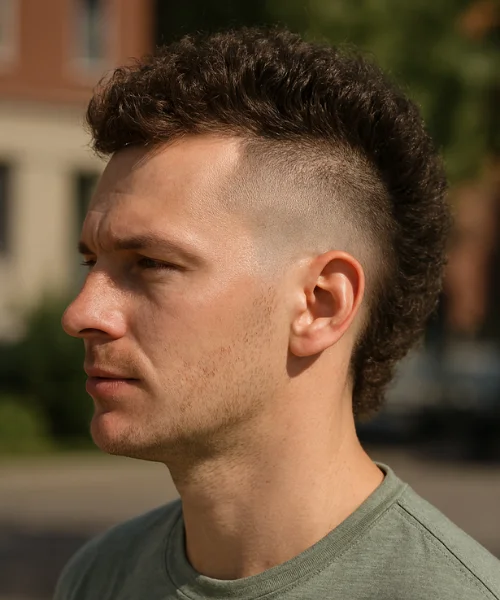 Burst Fade Mohawk