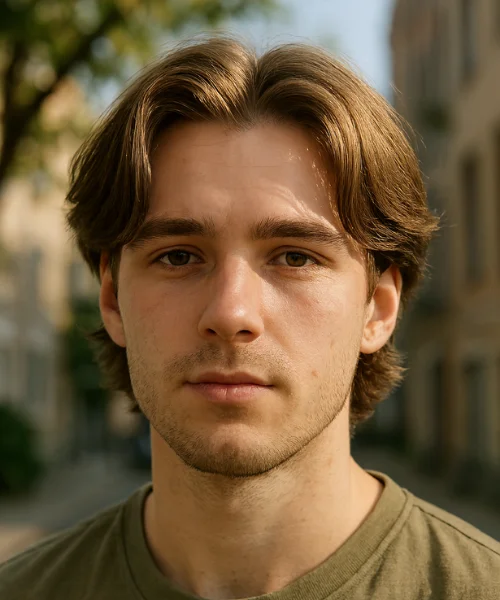 Medium-Short Flowing Curtains