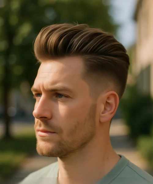 Modern Pompadour Fade